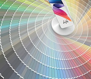 Poišči Baumit barvni odtenek.